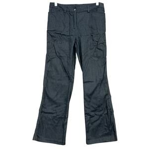 Express Womens Pants Charcoal Mid Rise Bootcut Casual Workwear Stretch 5/6